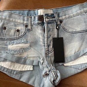 One Teaspoon Bandit Shorts (Antique) (22) (NWT)